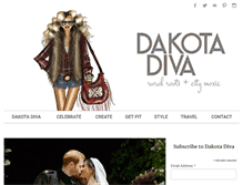 Tablet Screenshot of dakotadiva.com